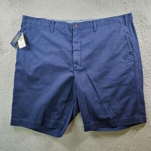 NWT Polo Ralph Lauren Shorts‎ Men 46 B Classic Fit Flat Front Navy Blue